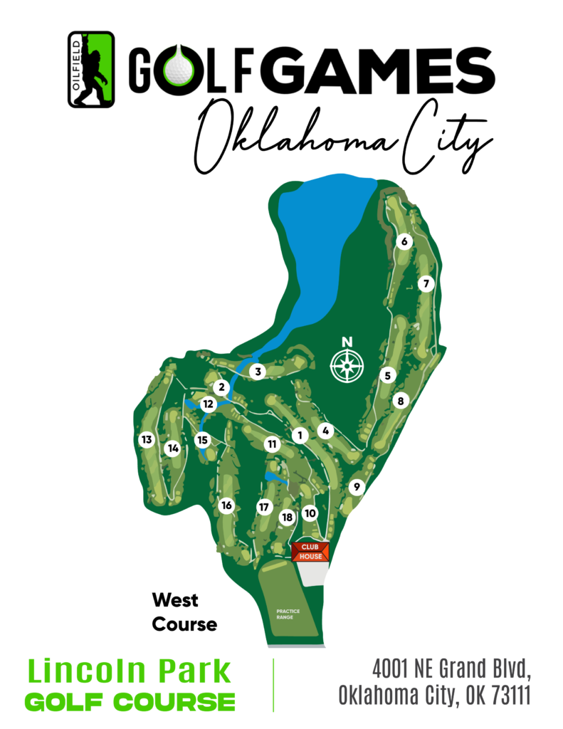 Course Map OKLAHOMA CITY Oilfield Golf Games Course Map OKLAHOMA CITY Oilfield Golf Games